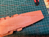 3d Printed 1/700 Soviet Aircraft Carrier Admiral Nakhimov(full Hull/waterline)